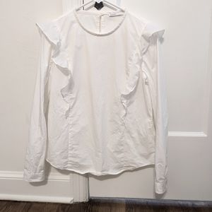 BLDWN women's white blouse M